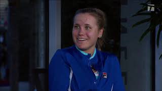 Sofia Kenin - 2019 Indian Wells First Round Tennis Channel Desk Interview