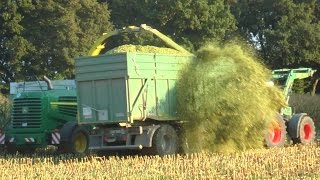 JOHN DEERE 7380i beim Maishäckseln 2014 für BGA Schainbach