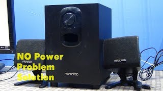 Microlab m 108 speaker repair