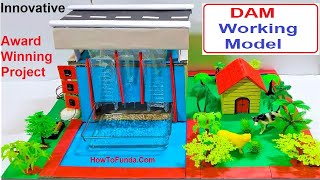 Dam working model 3d | inspire award | howtofunda | innovative project | science project