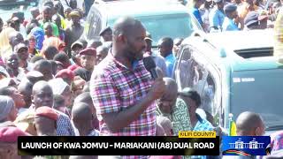 Launch of Kwa Jomvu-Mariakani (A8) Dual Road, Kilifi County.