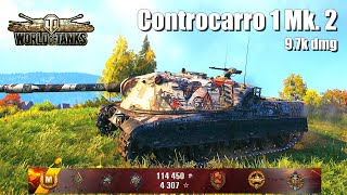 Controcarro 1 Mk. 2, 9.7K Damage, 7 Kills, Siegfried Line - World of Tanks