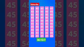 Find out 54 in this number #mathmatic #maths #mathstricks