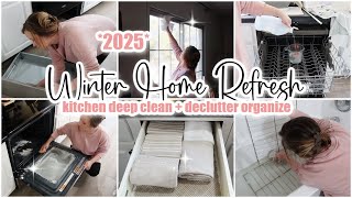 ✨ 2025! EXTREME WINTER DEEP CLEAN WITH ME // refresh + declutter + organize