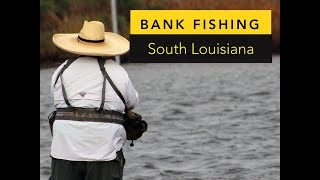 Bank Fishing Louisiana New Orleans, St Bernard Parish, Shell Beach, Reggio, Delacroix Island