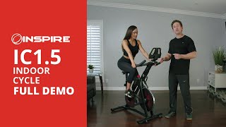 Inspire Fitness IC1.5  Indoor Cycle Full Demo