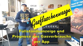 GOK Senso4s BASIC Gasflaschen Füllstandsanzeige | Perfekte Gasflaschenwaage für den Napoleon Grill