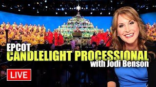 🔴 EPCOT Candlelight Processional with Jodi Benson | Walt Disney World Live Stream