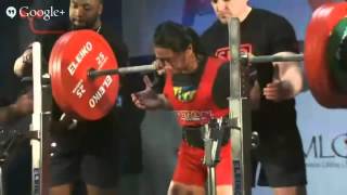 200 kg world record squat @45.6 kg – Wei-Ling Chen