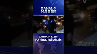 Tekirdağ'da Zabıta ve Seyyar Satıcının Çok İlginç Diyaloğu! Peynirlerini Sokağa Fırlattı...