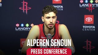 Alperen Sengun Media Day 2024 Press Conference l Houston Rockets