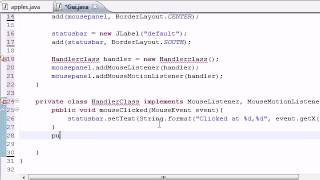 Java Programming Tutorial 75 MouseListener interface