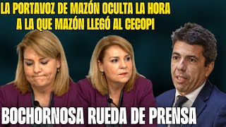 La PRENSA se REBELA ante las MENTIRAS de MAZÓN! 🤜BOCHORNOSA DEFENSA de la Portavoz Susana Camarero!