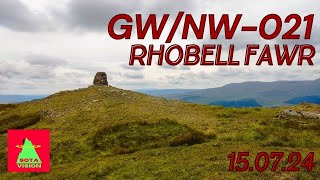 SOTA activation - Rhobell Fawr GW/NW-021 15.07.24