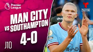 Highlights & Goals: Man City vs. Southampton 4-0 | Premier League | Telemundo Deportes