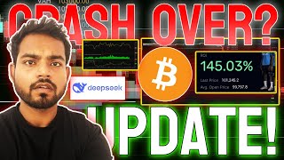 🚨CRYPTO MARKET CRASH OVER?: BIG NEWS, BITCOIN CRASH, ETHEREUM HINDI | DEEPSEEK NEWS, SAYLOR , TRUMP!