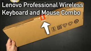 Lenovo Professional Wireless Keyboard and Mouse Combo - Unboxing \u0026 First Look