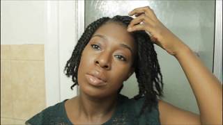 How To Semi Mini Twist Tutorial On Type 4 Curly Natural Hair 2018
