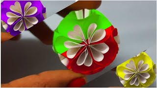 How to make Paper Flower Ball | Kusudama | Christmas Decoration