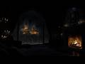 🔥 Rain & Fireplace Sleep Therapy 🌧️ Calm Your Mind in a Cozy Castle Night 😴