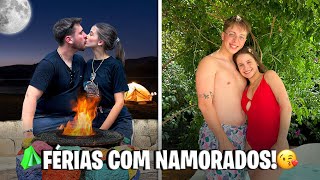 ACAMPAMENTO DE FÉRIAS COM OS NOSSOS NAMORADOS!! 🏕🌳