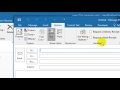 How to get a read receipt in Outlook