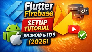 Flutter Firebase Setup Tutorial | Android & iOS (2026)