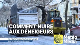 Ce qui nuit aux déneigeurs à Montréal