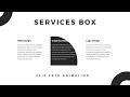 Service Box with Clip Path Animation | CSS Animation Examples