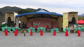 2017年[4K]上町よさこい鳴子連 ②｢第35回越知町ｺｽﾓｽ祭り｣