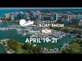 sōlace boats at the 2024 suncoast boat show. propsspinning