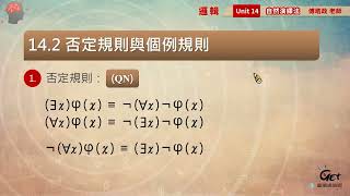 邏輯 14. 自然演繹法 (述詞邏輯)