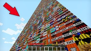 НУБ ВЗОРВАЛ ГИГАНТСКИЙ THT СТОЛБ 10000 ДИНАМИТ БАШНЯ В МАЙНКРАФТ 100% TROLLING TNT MINECRAFT