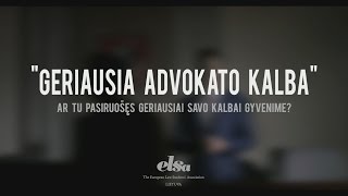 Geriausia advokato kalba 2016