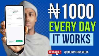 "New site" earn ₦1000 daily at ease without investment || make money online for free