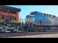 giant 3x3x0 bnsf mega stack train ft ns 4001 bnsf transcon emporia sub..8 2 24