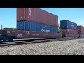 giant 3x3x0 bnsf mega stack train ft ns 4001 bnsf transcon emporia sub..8 2 24