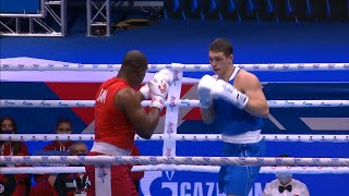 Day 4 (+92kg) BROWN Ricardo (JAM) vs  PETROVSKII Mark (RBF) | AIBA WCHs 2021