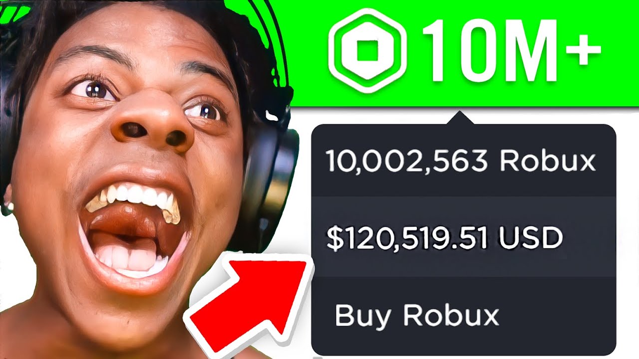 Hacker Gives Ishowspeed 125 000 In Robux Youtube