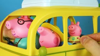 Peppa Pig Playground 🚐 | Campervan | Peppa Pig Full Episodes | Peppa Pig Toy Play