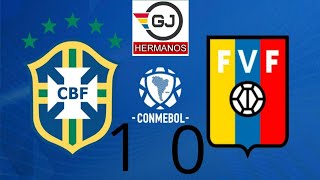 Resumen Brasil vs Venezuela (Eliminatorias sudamericanas 2020)