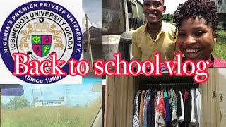 Uni diaries⭐️:IGBINEDION UNIVERSITY BACK TO SCHOOL VLOG!!!