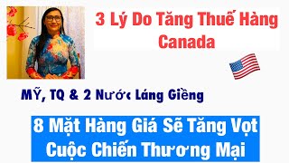 #1027|8 Mặt Hàng Giá Tăng Vọt|Cuộc Chiến Thương Mại Mỹ và 3 Nước