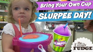 7-ELEVEN Bring Your Own Cup Day! || #SLURPEES || #byocupday