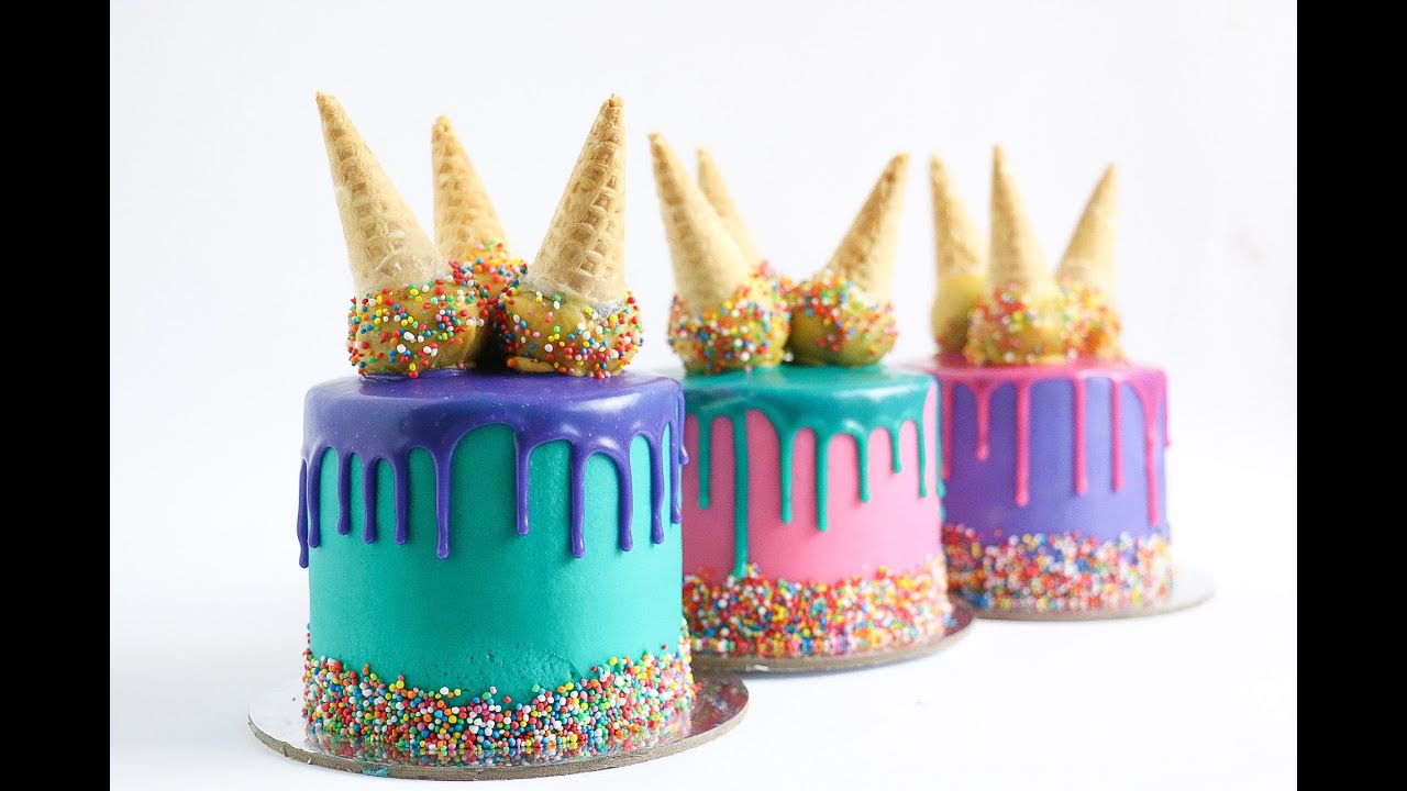 Ice Cream Cone Cake Tutorial Ice Cream Cone Cake Tutorial American