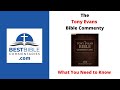 Tony Evans Bible Commentary | Bible commentary review