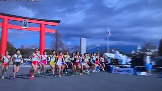 【激走】2022年富士山女子駅伝　名城大　山本有真→小林成美　タスキリレー