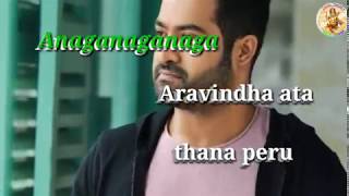 new whatsapp status  NTR aravinda sametha lyrics song anaganaga