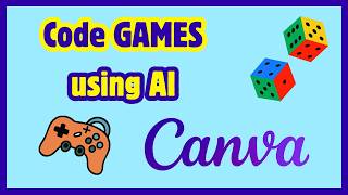 Create INTERACTIVE GAMES with CANVA AI (No Coding Required!) | Code you own activities