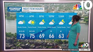 Weather forecast: Warm Memorial Day evening